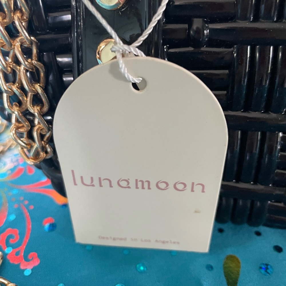 NWT Lunamoon Black Jelly Style Bag - Picture 2 of 7